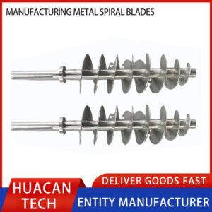 Customizable Stainless Auger Screw Meat Grinder Flex Screw Auger huacantech